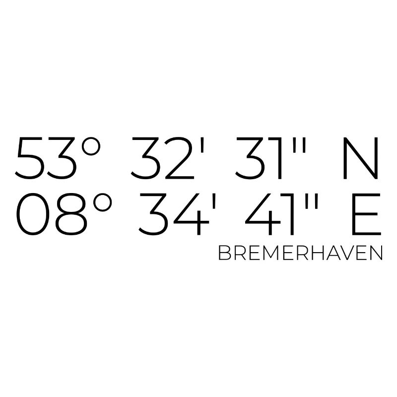 Coordinates Bremerhaven