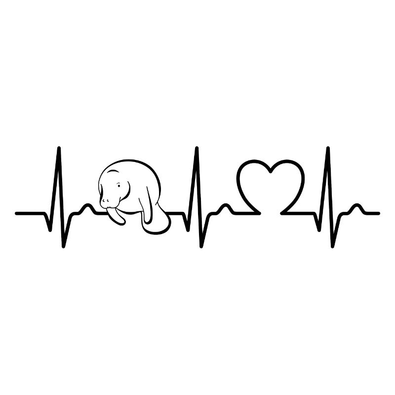 ECG Curve - Heart Curve - Pulse - Manatee - Manatee