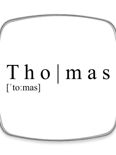 Thomas Definition Typografie