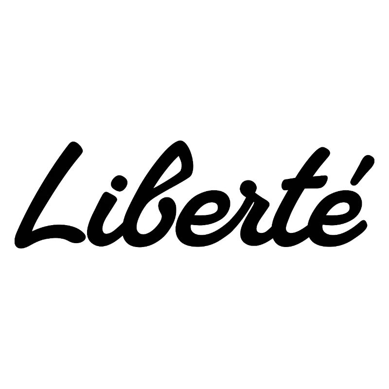 LIBERTÉ – Firma Script