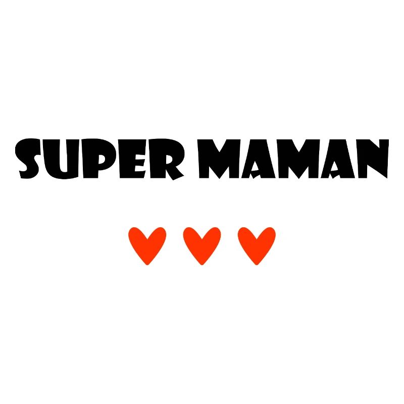 SUPER-MAMA. MUTTERTAG. FROHEN MUTTERTAG