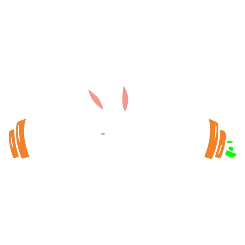 Bunny Carrots Dumbbell Weights