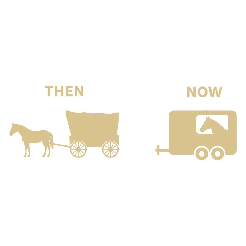 Parodie drôle de calèche de chevaux Conception historique