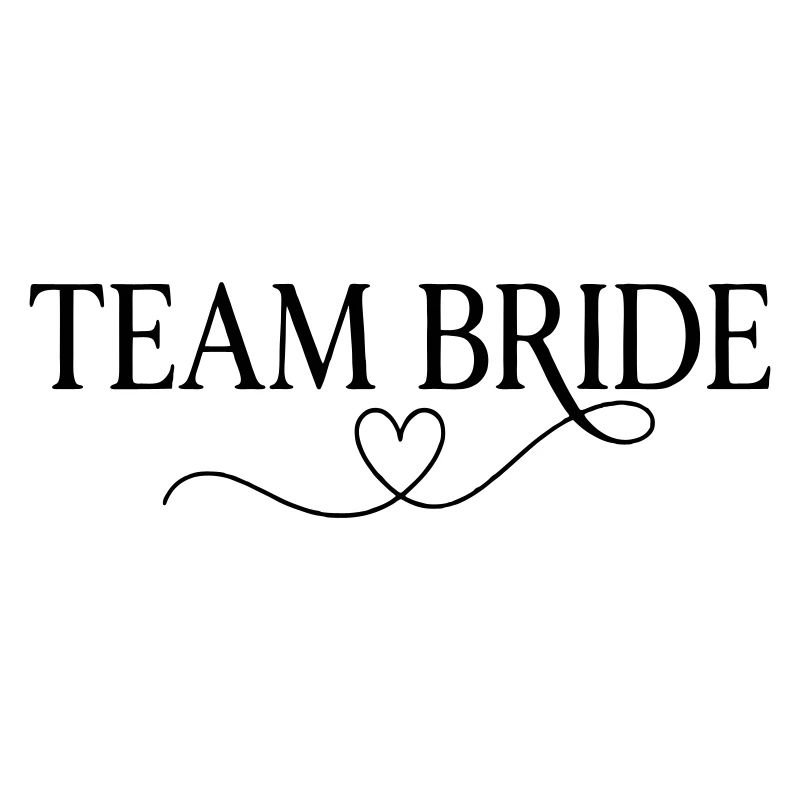 Team Bride Heart Design – Bachelor Party Bride Crew Outfit