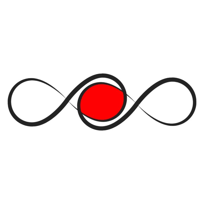 Eternal Line with Red Accent