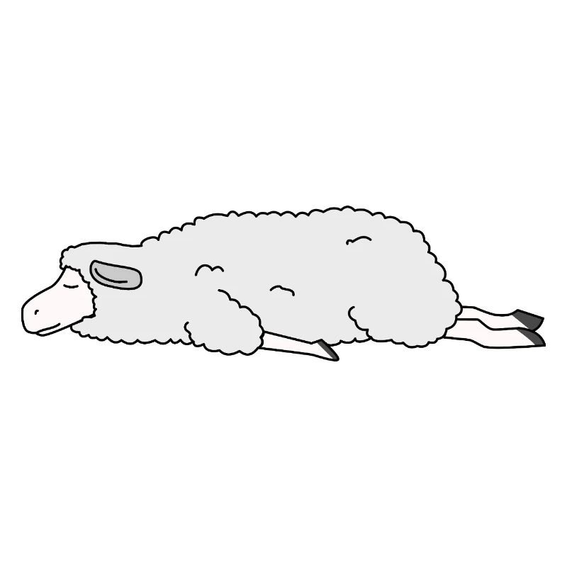 Lazy Sheep Sleeping DIY Funny Costume