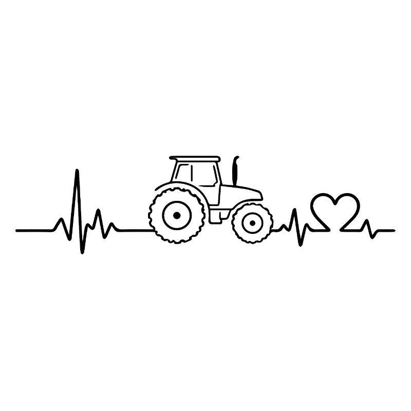 Tractor pulse ECG heart rate