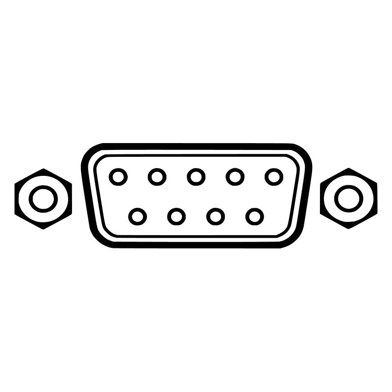 DB 9 Connector, serial connector