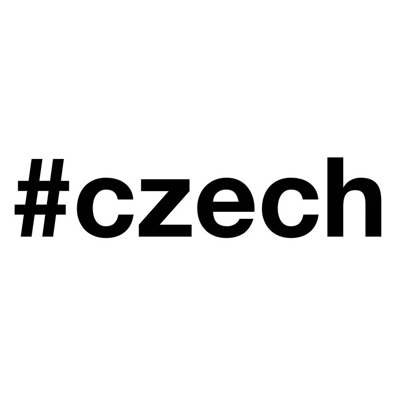 TCHÈQUE Hashtag République tchèque tchèque