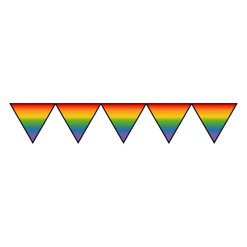 Regenbogen LGBTQIA triangles