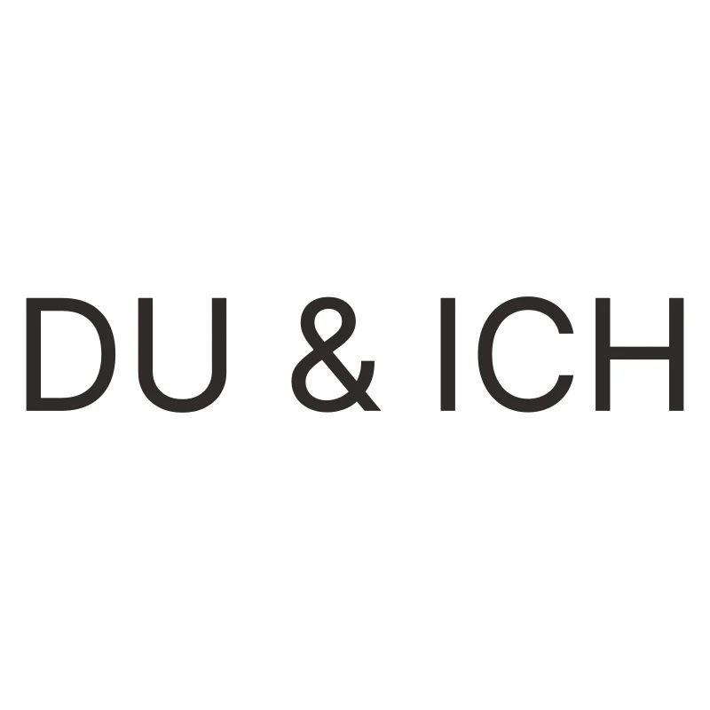 Du & Ich – Minimalistisches Love Textdesign