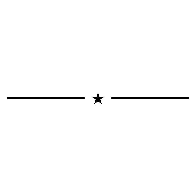 Line Star Icon