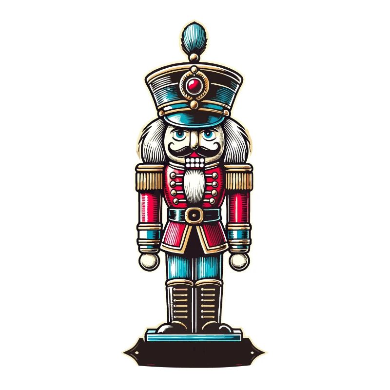 Christmas Nutcracker Retro Style