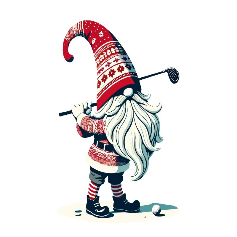 Golfer Gnome for Golf Lovers