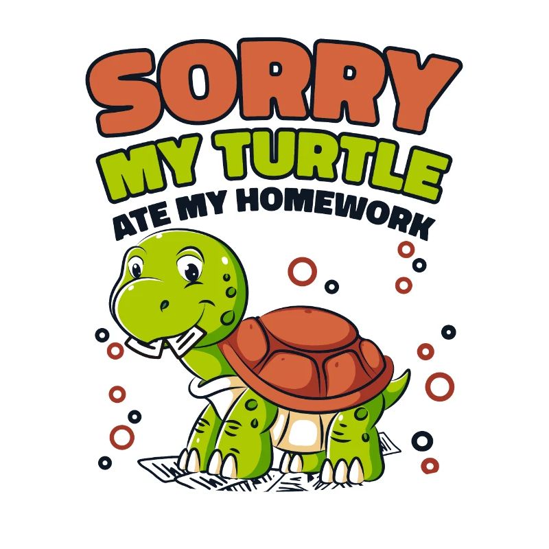 My Turtle Ate My Homework Aquatic Turtle
