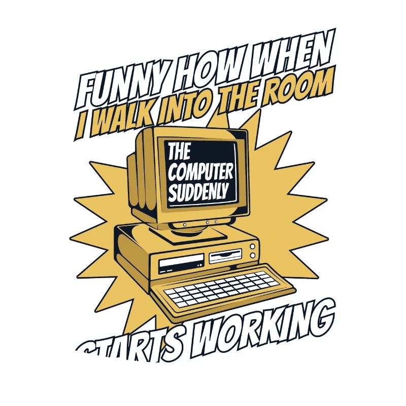 The Computer Suddenly Starts Working Admin