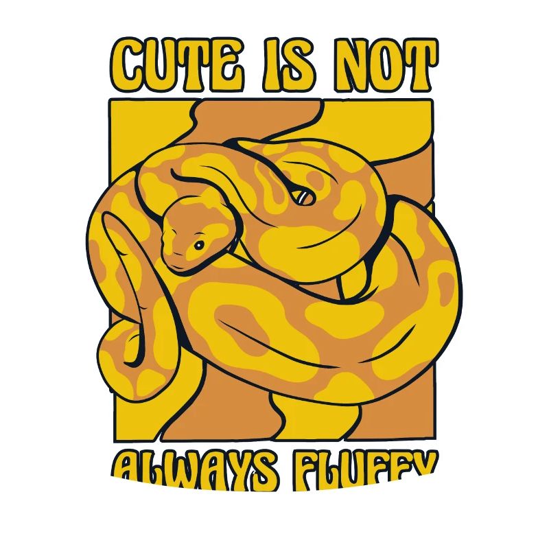 Mignon n’est pas toujours moelleux Python serpent banane