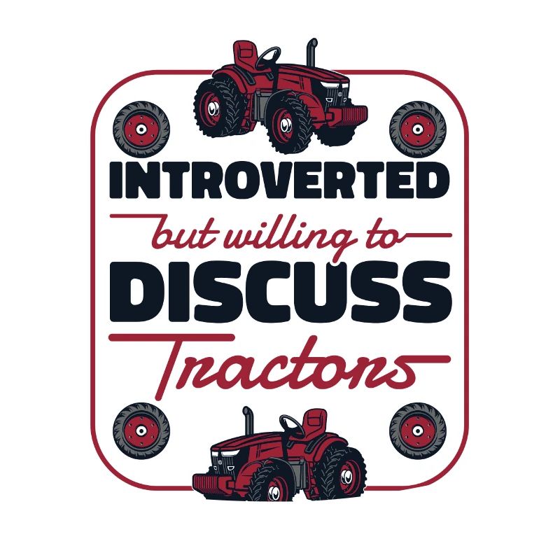 Introverti mais disposé à discuter des tracteurs Bauer