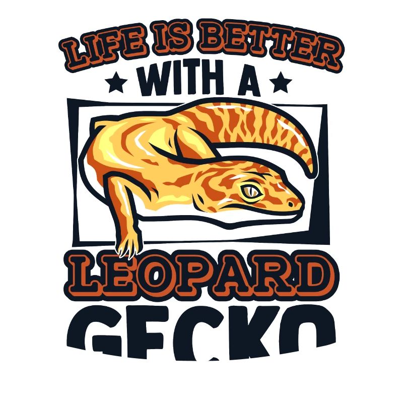 Das Leben ist besser mit einer Leopardgecko-Eidechse
