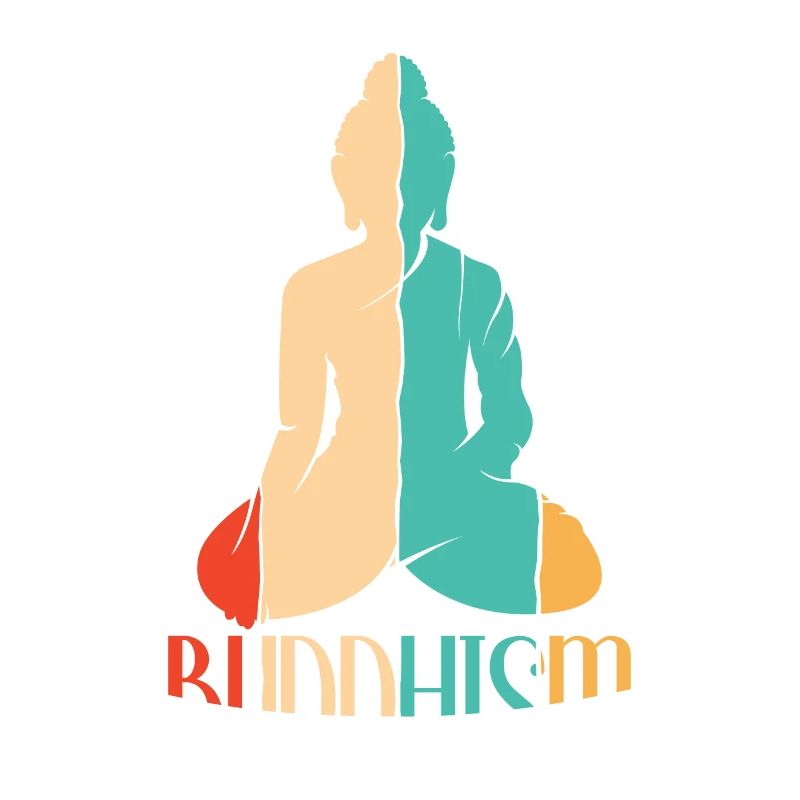 Retro Buddhist Statue Symbol Priest Buddhism