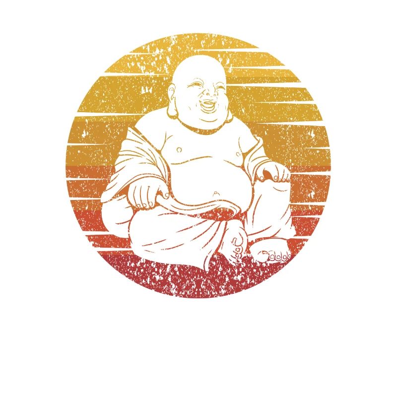 Retro Buddhistisches Symbol Statue Priester Buddhismus