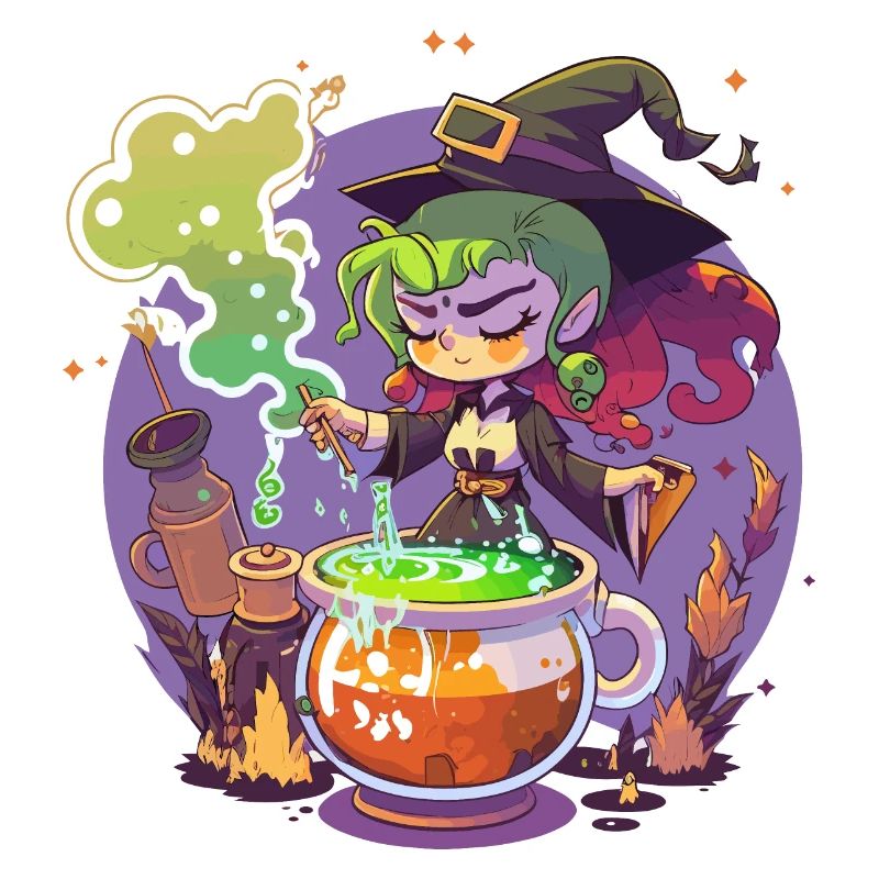 Concoction de chaudron