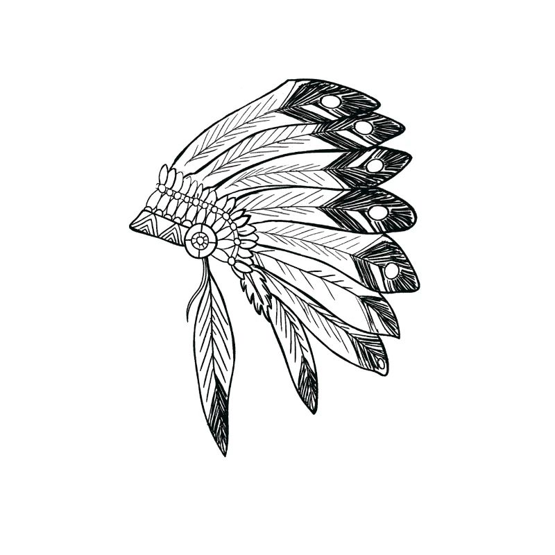 Coiffe Apache Guerrier Indien