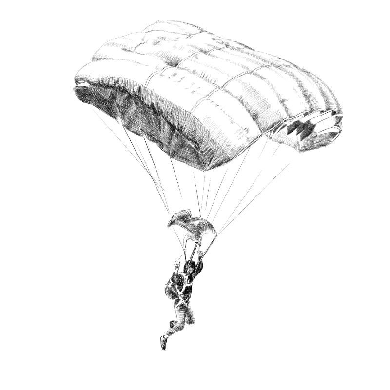 parachuting