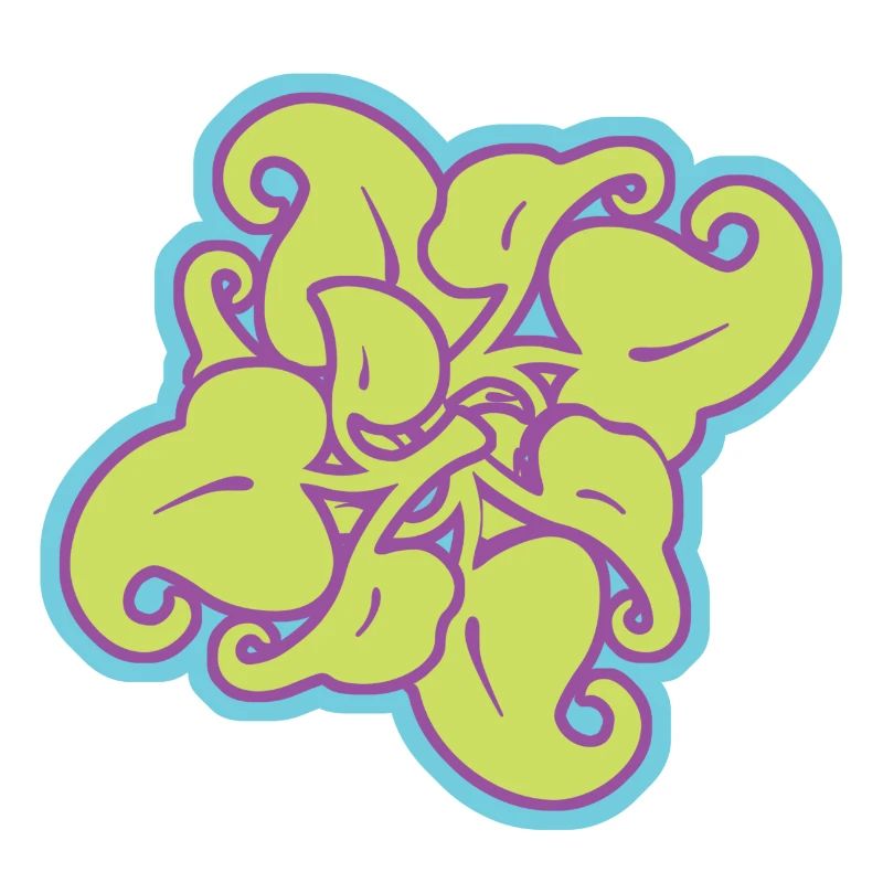 Mandala Artic Pattern in Lime