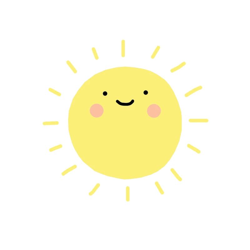 Sonne Smiley Glücklich