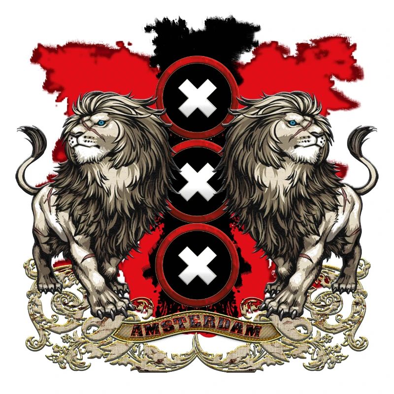 Amsterdam-Wappen 2018 weiß