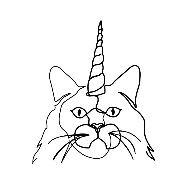 Einhorn Katze
