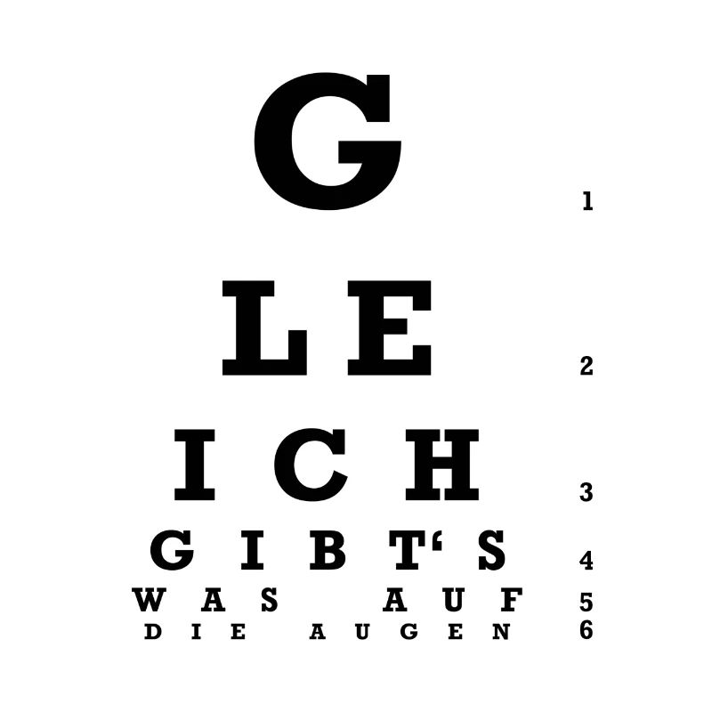 Optometrist - There's something on the eyes!
