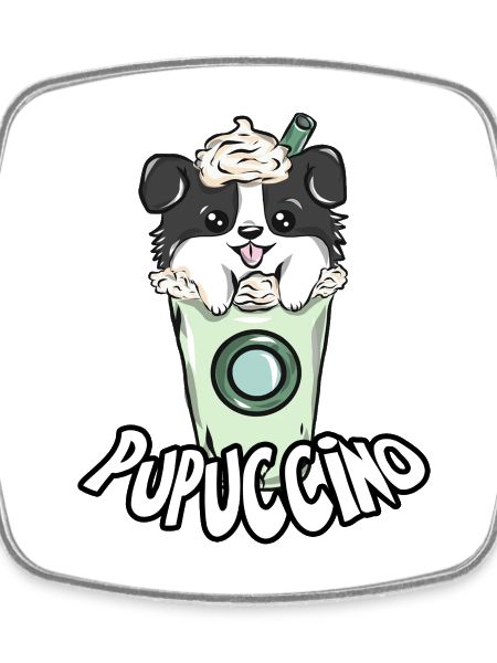 Dog coffee cappuccino