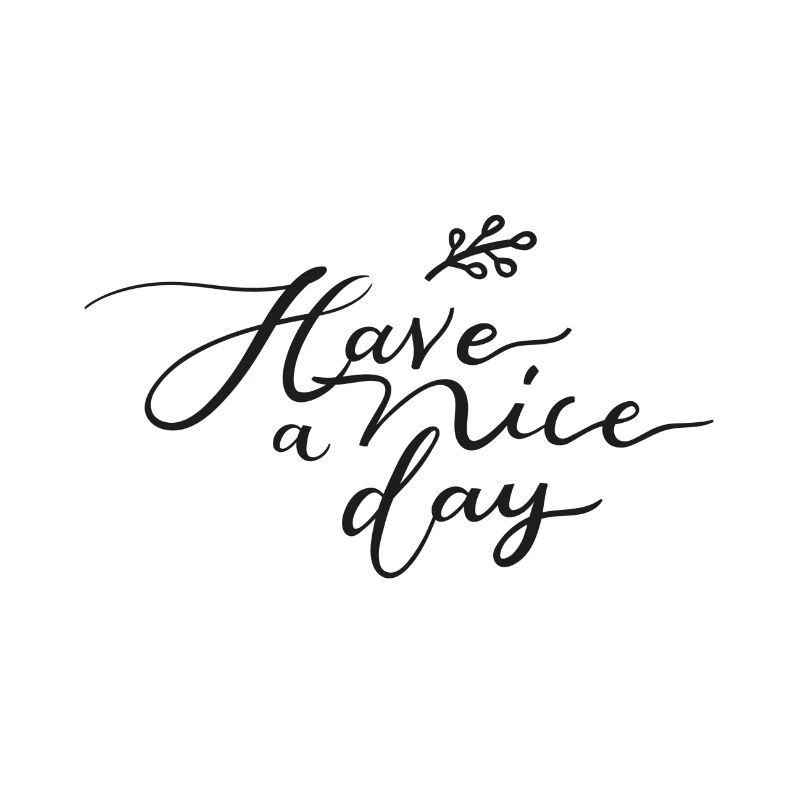 Positive Message Day in Calligraphy Style