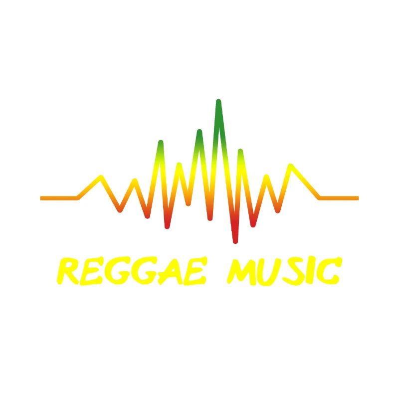 Reggae Sound Wave Design