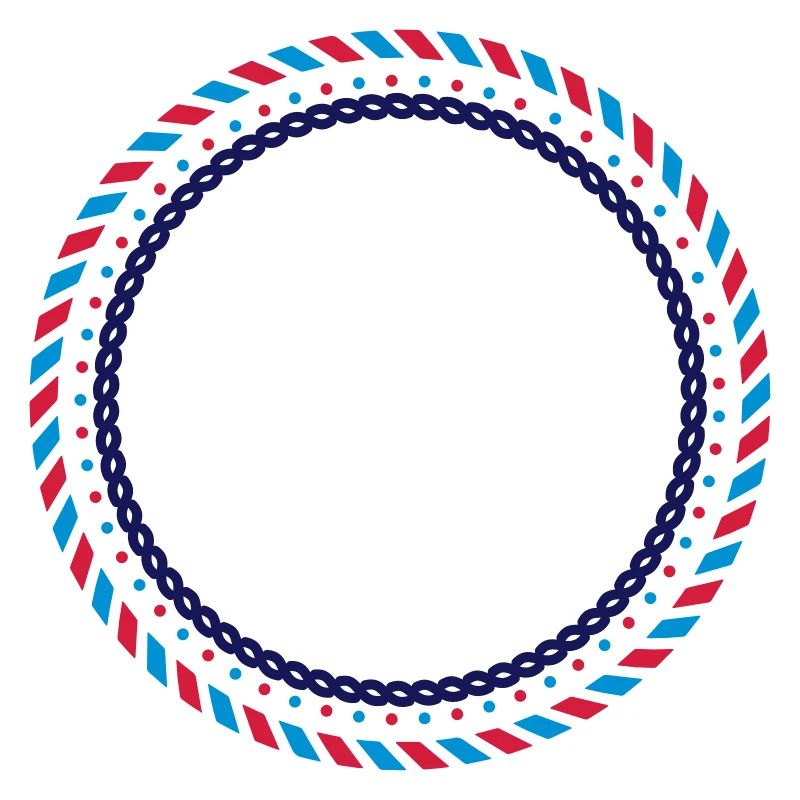 A round frame