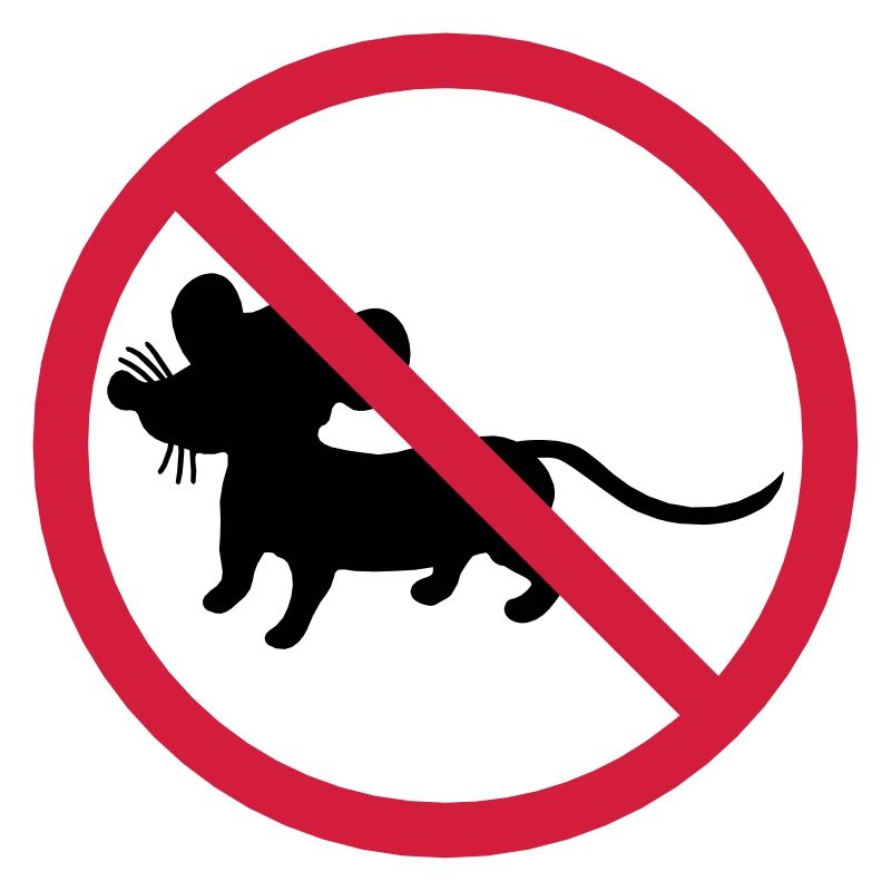 interdit panneau zone pas souris symbole maeuschen s