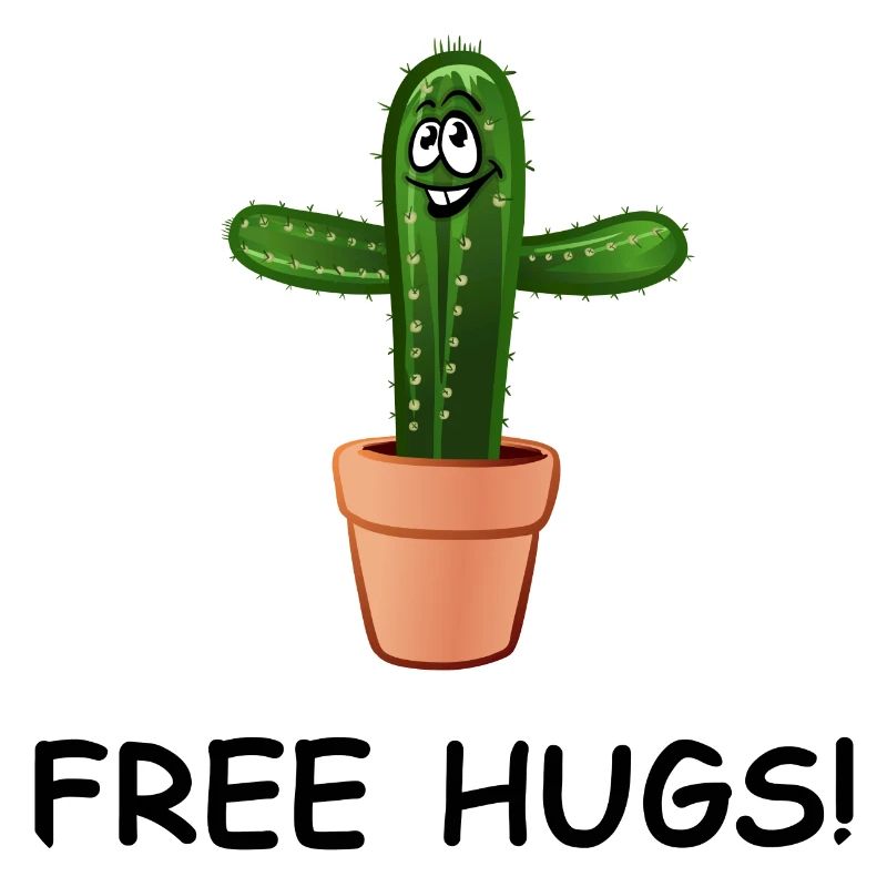 Smiling Cactus: FREE HUGS!