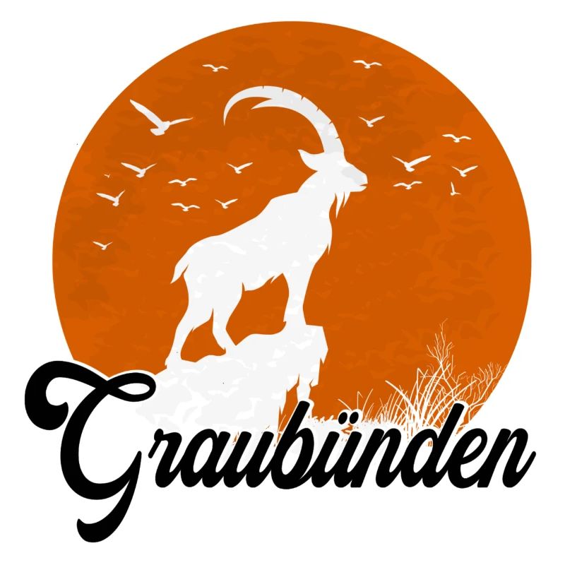 Grey-banded moon silhouette