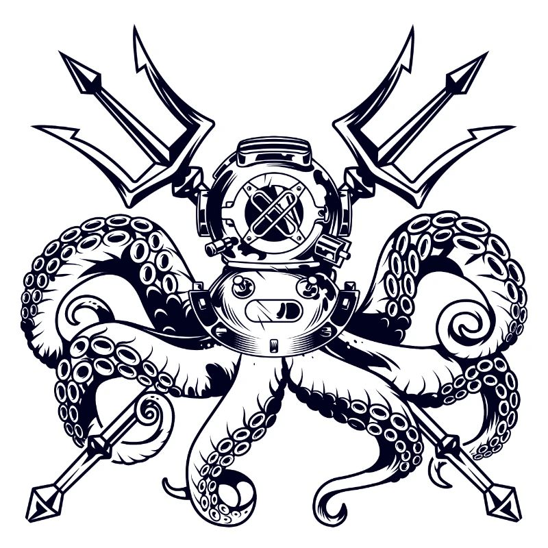 Pieuvre Scaphandre Trident