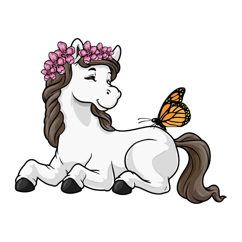 Couronne de fleurs de cheval