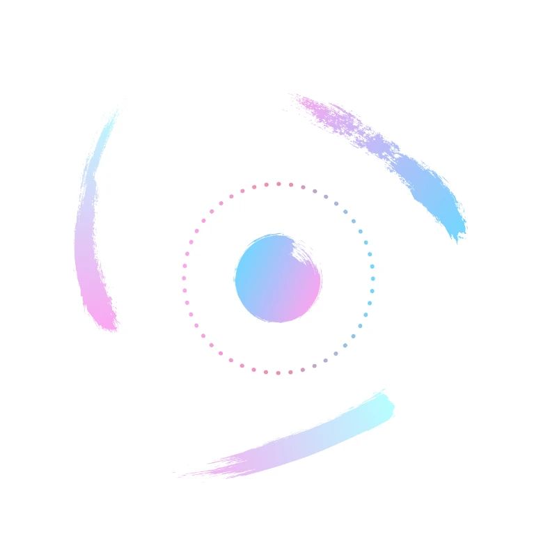 Electrons orbiting the atom