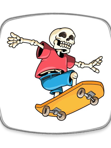 Skeleton Skater Skateboard