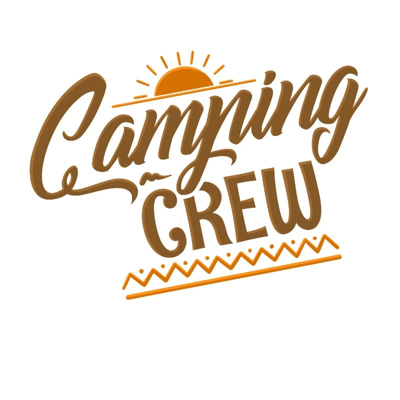 Camper camping crew team