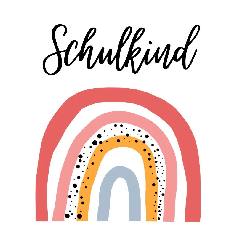 Schulkind Regenbogen Geschenkidee zur Einschulung