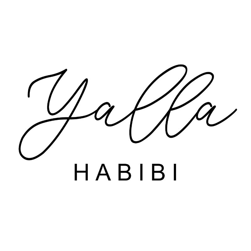 Yalla Habibi Arabic Muslim Treasure Islam Gift