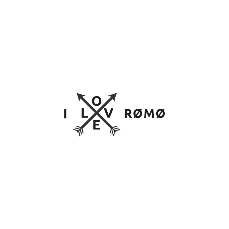 Römö flèche croisée logo marque Römö