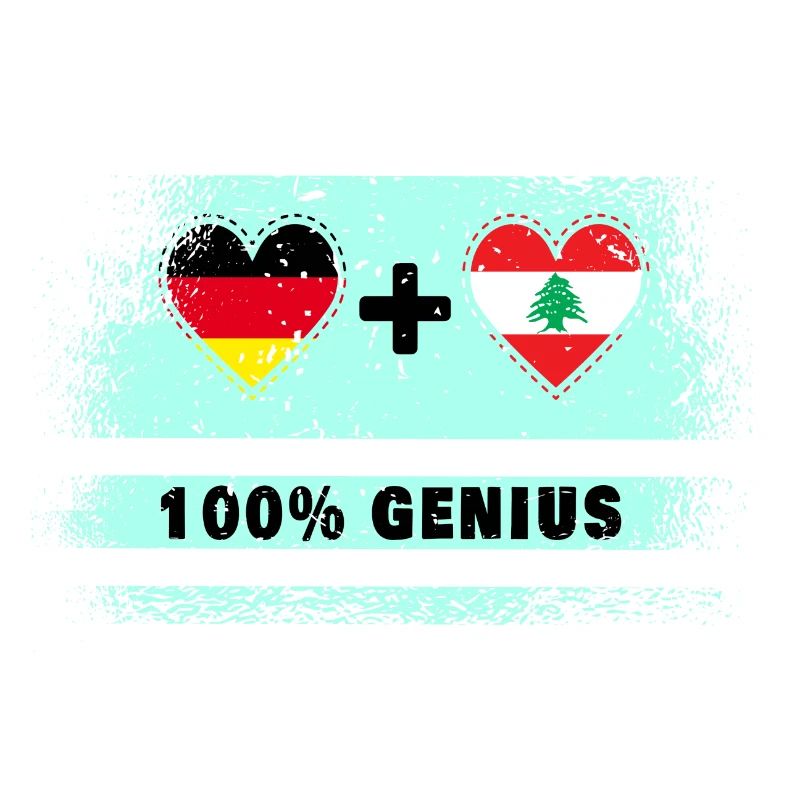 Germany and Lebanon 100% Awesome / Gift