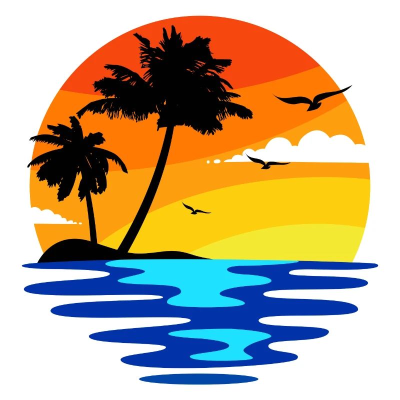 Vacances plage plage vacances île océan caraïbes